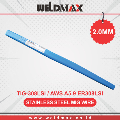 KAWAT LAS MIG STAINLESS AWS A5.9 ER308LSI (TIG-308LSI) 2.0MM WELDMAX