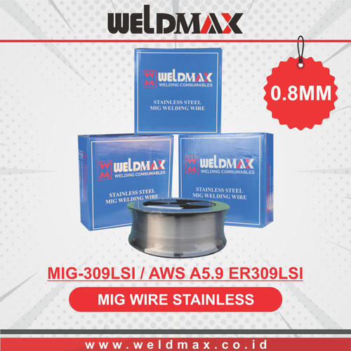 KAWAT LAS MIG STAINLESS 309LSI 0.8MM WELDMAX