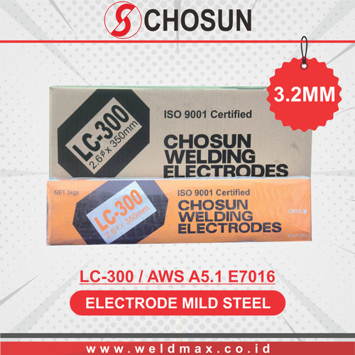 KAWAT LAS ELECTRODE E7016 (LC-300) UKURAN 3.2MM CHOSUN