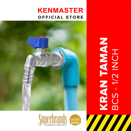 Kenmaster Kran Taman BCS 1/2 IN Biru - KRTB030