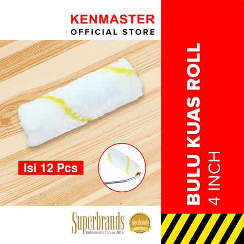 Xander Bulu Kuas Rol 4 Inch Refill XD-1195 - Isi 12 PCS- BULU010