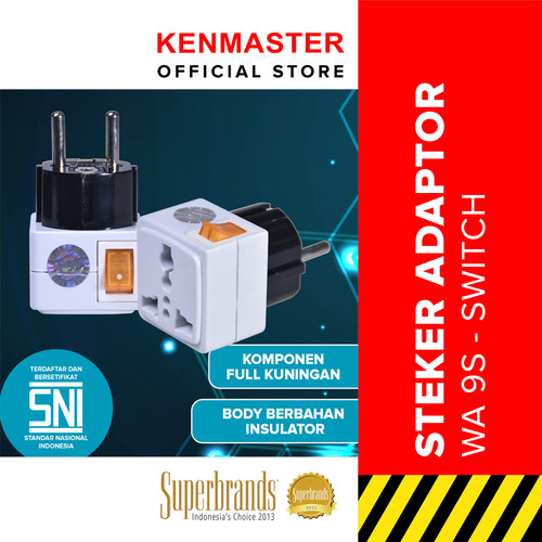 Kenmaster Steker WA9S / Sambungan Colokan Listrik - STEK083