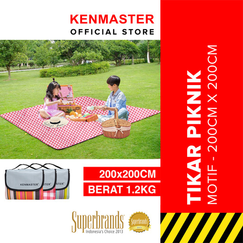 Tikar Piknik KM-200 -200X200 CM / Picnic Rug / Alas Piknik - OL060