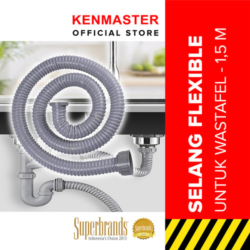 Kenmaster Selang Wastafel 1,5 Meter / Selang BCP - SLNG142