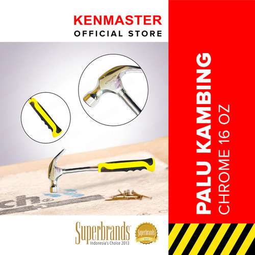 Kenmaster Palu Kambing Gagang Besi 8 Oz Crum