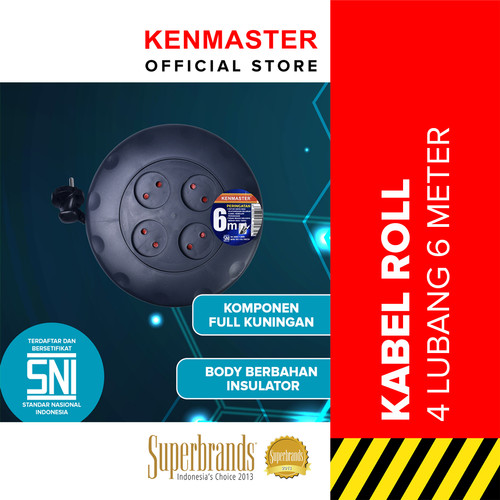 Kenmaster KABEL ROLL 6 M HN (2X0.75mm) (SNI) 4 LB