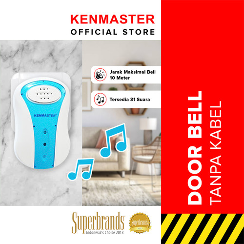 Kenmaster Door Bell Detail Kanan KM-008 - Bel Pintu Rumah / Wireless