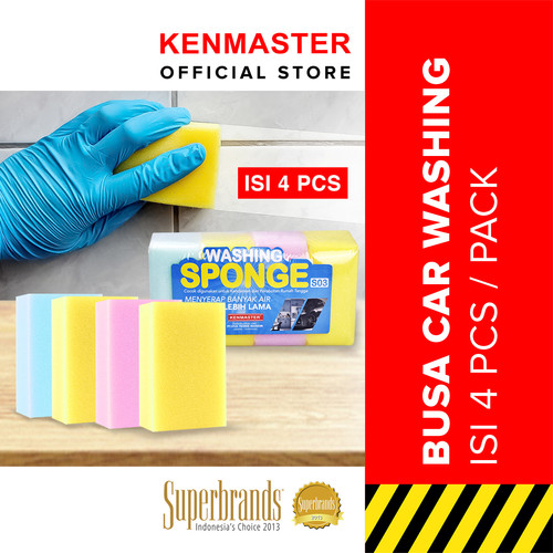 Kenmaster Busa Car Washing Kotak - 4 Pc (S03)