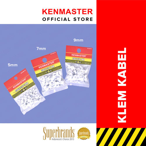 Kenmaster Klem Kabel 5MM isi 35pcs X 2 Pack