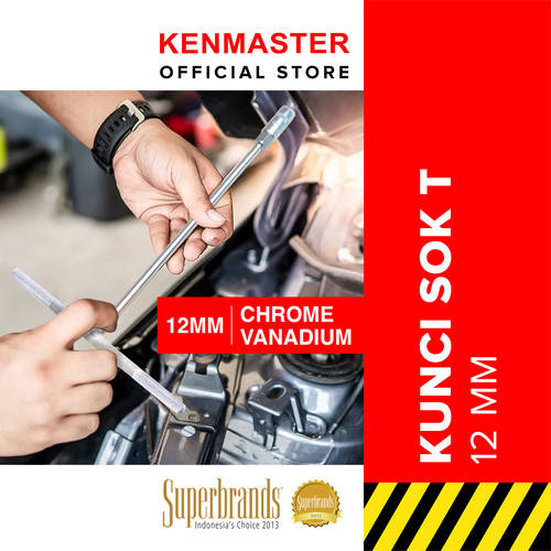 Kenmaster Kunci Sok T 12MM CRV