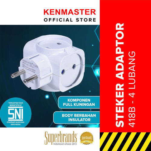 Kenmaster Steker 418B - Putih