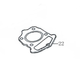 Paking Blok Atas Sepeda Motor Viar 200 cc Vix-R / Gasket Cylinder Head