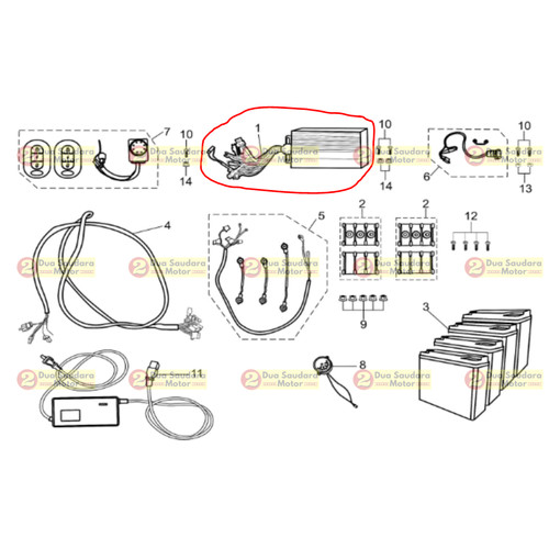 Motor Controller Sepeda Listrik E Bike Viar AKASHA