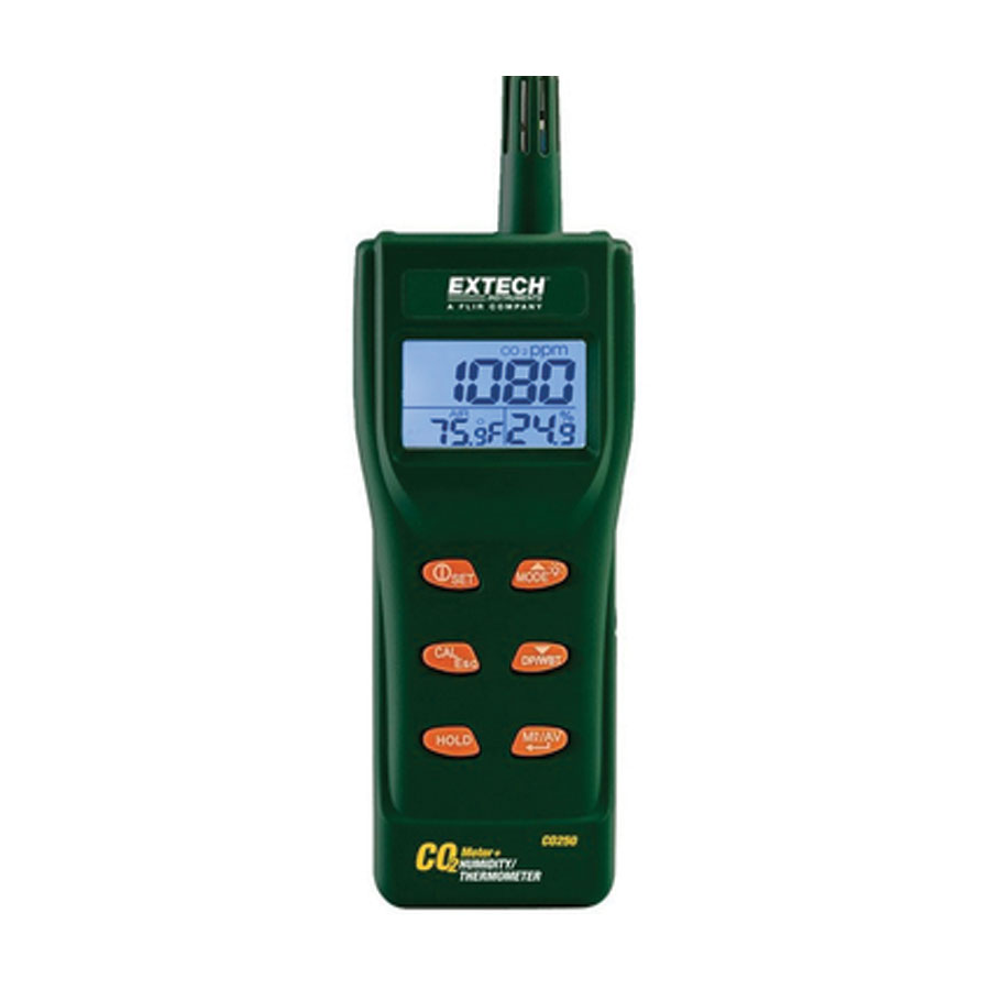 EXTECH CO2 METER PORTABLE AIR QUALITY CO250