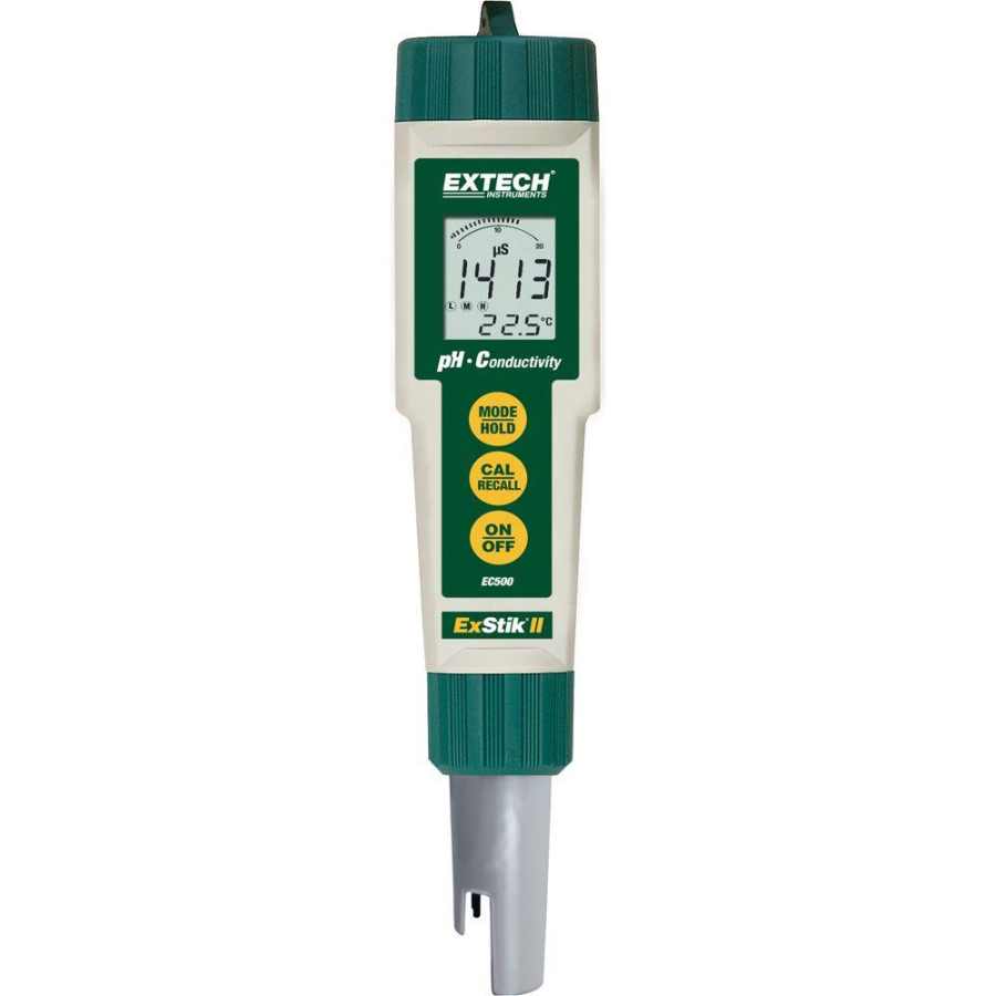 EXTECH PH/CONDUCITVITY METER EC500 W/BATTERY