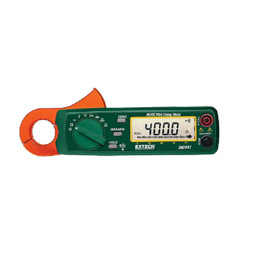 EXTECH CLAMPMETER AC/DC MINI 200A 380941