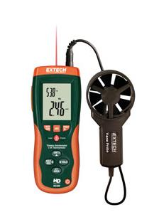 EXTECH THERMO-ANEMOMETER,CFM+IRTHERM HD300-NIST