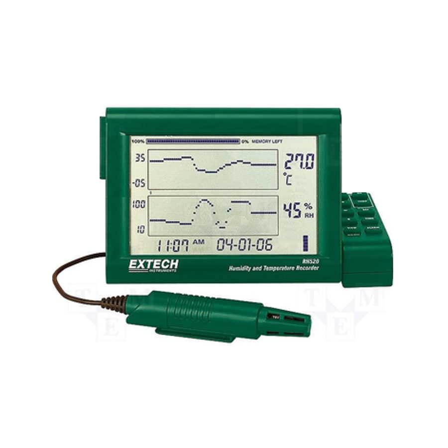 EXTECH RH/TEMPERATURE RECORDER RH520A-220-NIST