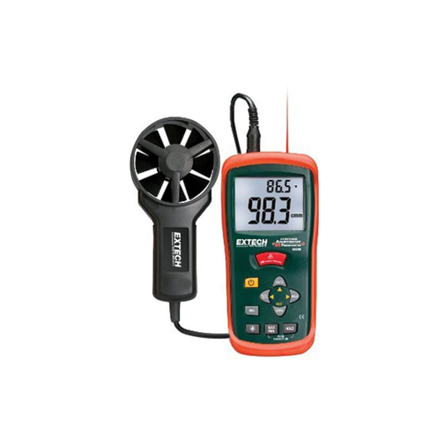 EXTECH ANEMOMETER CFM/CMM IR THERMOMETER AN200