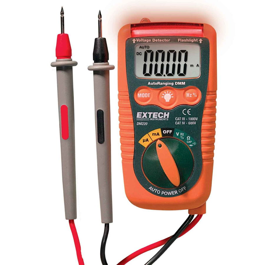 EXTECH MULTIMETER MINI + NCV CAT IV DM220