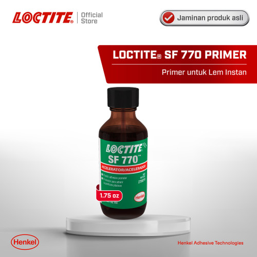 Henkel LOCTITE SF 770 Primer Lem Instan Cyanoacrylate, Rubber silicone