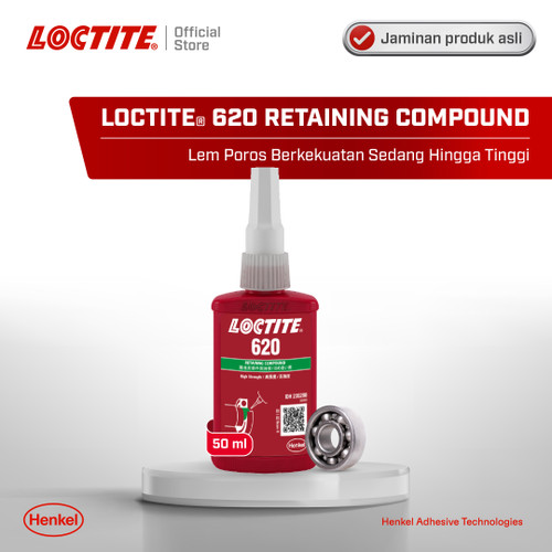 Henkel LOCTITE 620 Retaining Compound Lem Bearing Shaft 50 ml