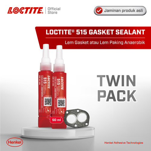 Henkel LOCTITE 515 Gasket Sealant Lem Paking/Gasket 50 ml Twin Pack