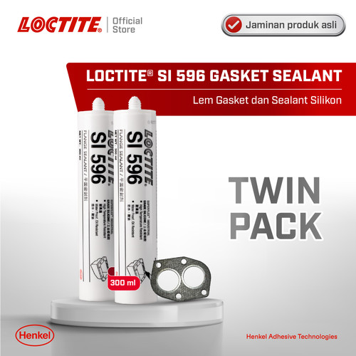 Henkel LOCTITE SI 596 Gasket Sealant Lem Paking 300 ml Twin Pack