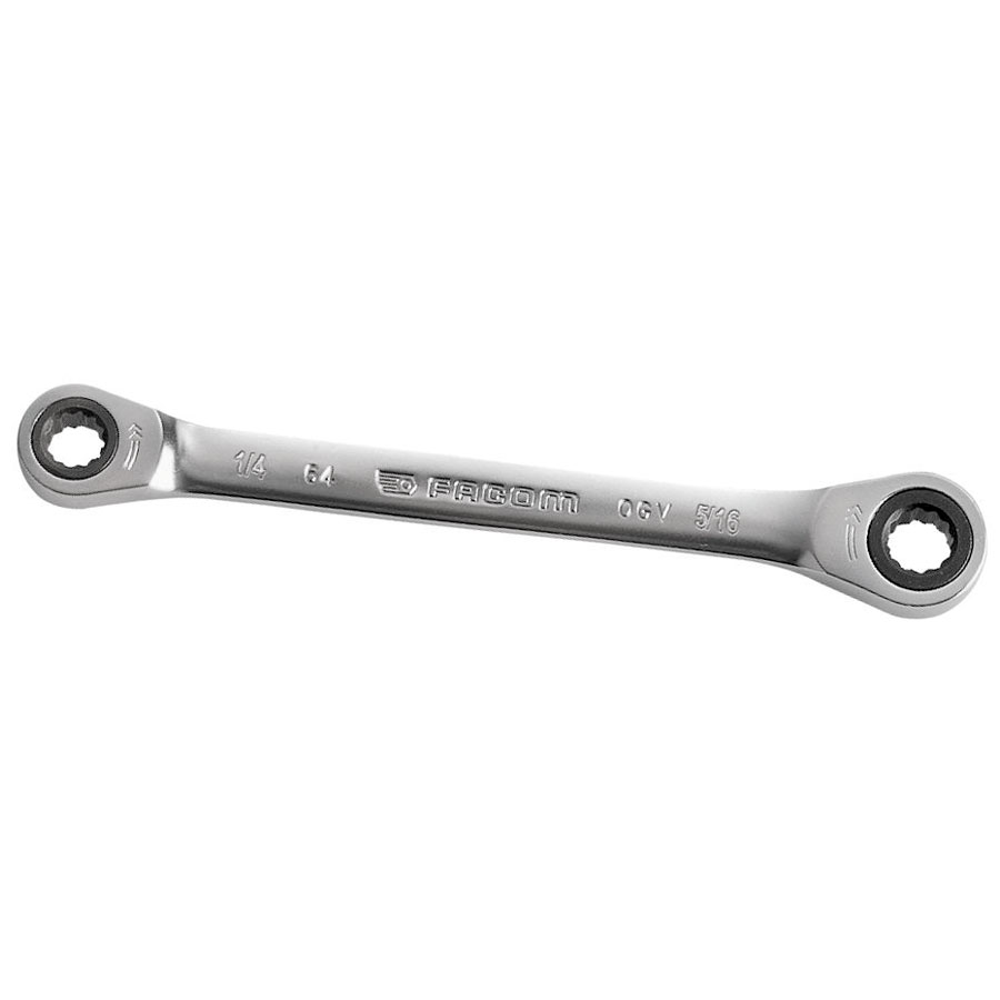 FACOM RATCHET RING WRENCH 12PT 64.3/8X7/16