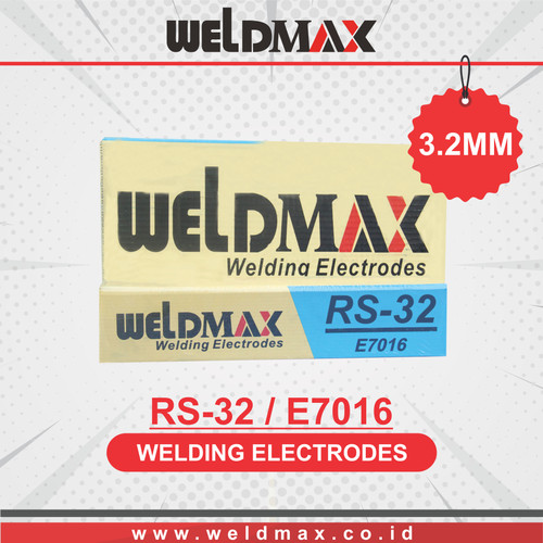 Kawat Las Electroda AWS E7016 (RS-32) 3.2mm Weldmax