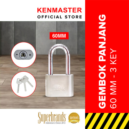 Xander Gembok 60 mm Panjang 3Key