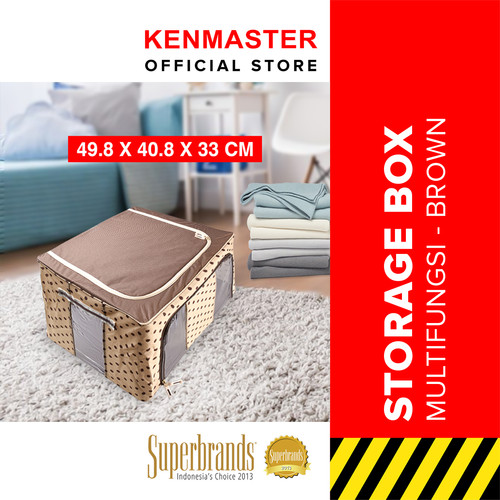 Storage Box SY-213 / Tempat Penyimpanan Serbaguna/Tempat Pakaian-Brown