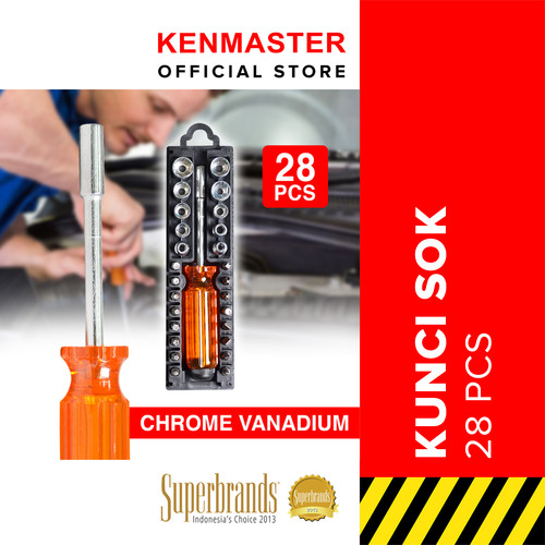 Kenmaster Kunci Sok 28 Pcs