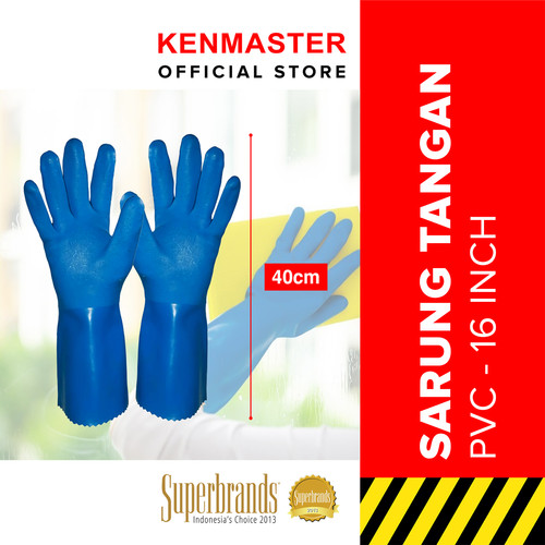 Hunter Sarung Tangan PVC 16" Blue