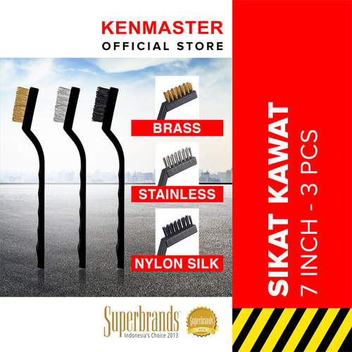 Kenmaster Sikat 7" 3Pcs/Set