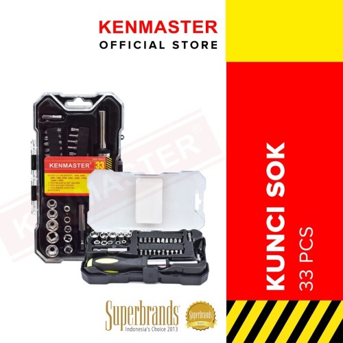 Kenmaster Kunci Sok 33 Pcs