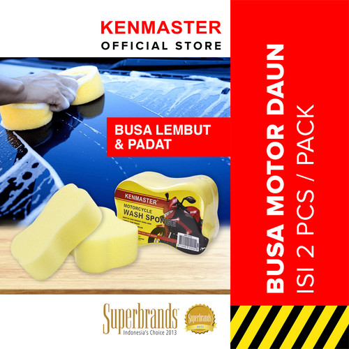 Kenmaster Busa Pencuci Motor Daun - 2 Pcs