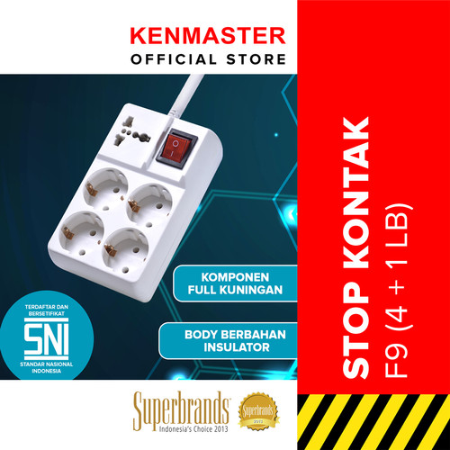 KENMASTER Stop Kontak F9 (4+1)