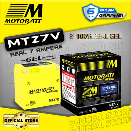 Motobatt Gel MTZ7V - 7Ah (Garansi 6 Bulan)