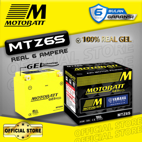 Motobatt Gel MTZ6S - 5Ah (Garansi 6 Bulan)