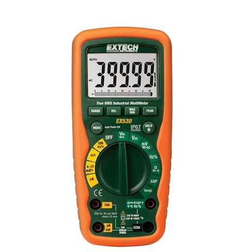 [10087339] EXTECH MULTIMETER TRMS 11 FUNCTION EX530-NIST