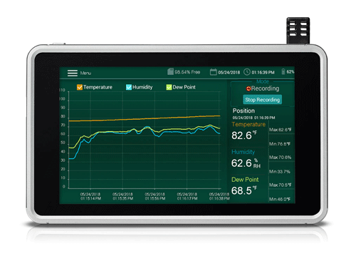 [10477569] EXTECH HYGROTHERMO CHART RECORDER MED RH550