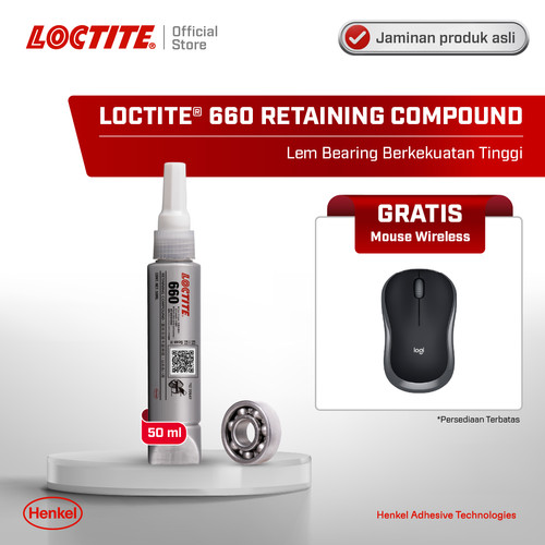 Henkel LOCTITE 660 Retaining Compound Lem Bearing/Lem Shaft 50ml