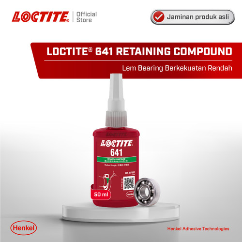 Henkel LOCTITE 641 Retaining Compound Lem Bearing/Lem Shaft 50 ml