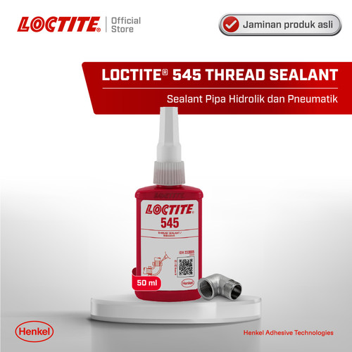 Henkel LOCTITE 545 Thread Sealant Seal Pipa Merah Hidrolik 50 ml